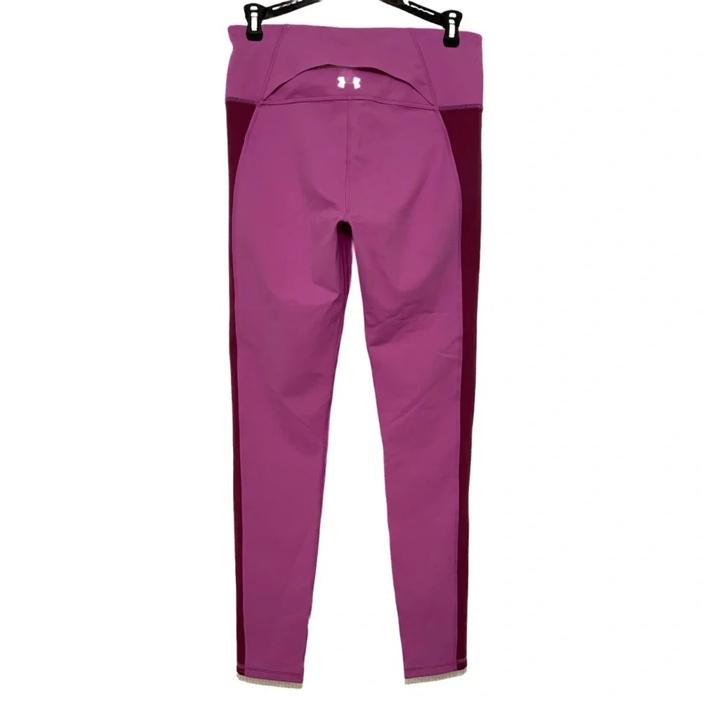 Under Amour Heat Gear Leggings Womens Size Medium Purple High Waist MSRP $64.99